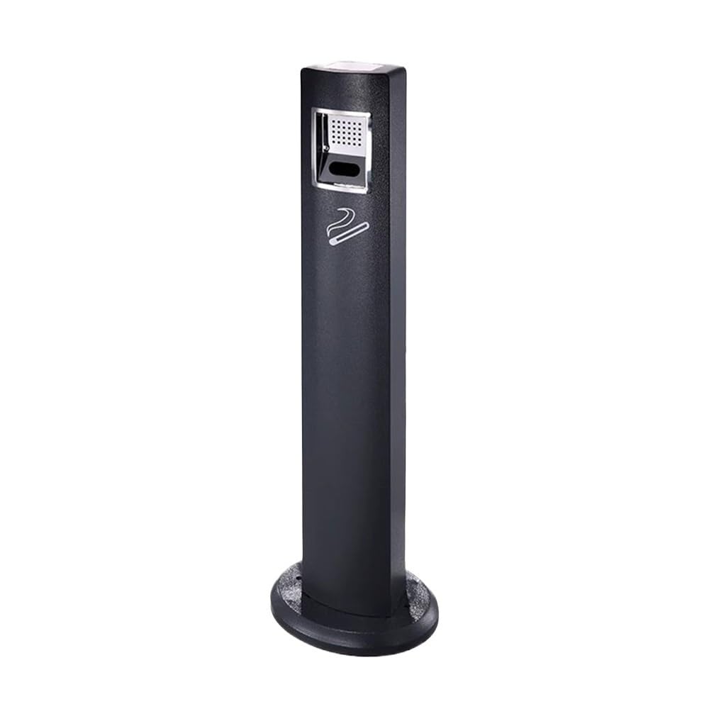 Standing Ashtray Ash Pillar Iron Baked Ename, Standing Ashtray for Hotel Lobby Street Square Patio