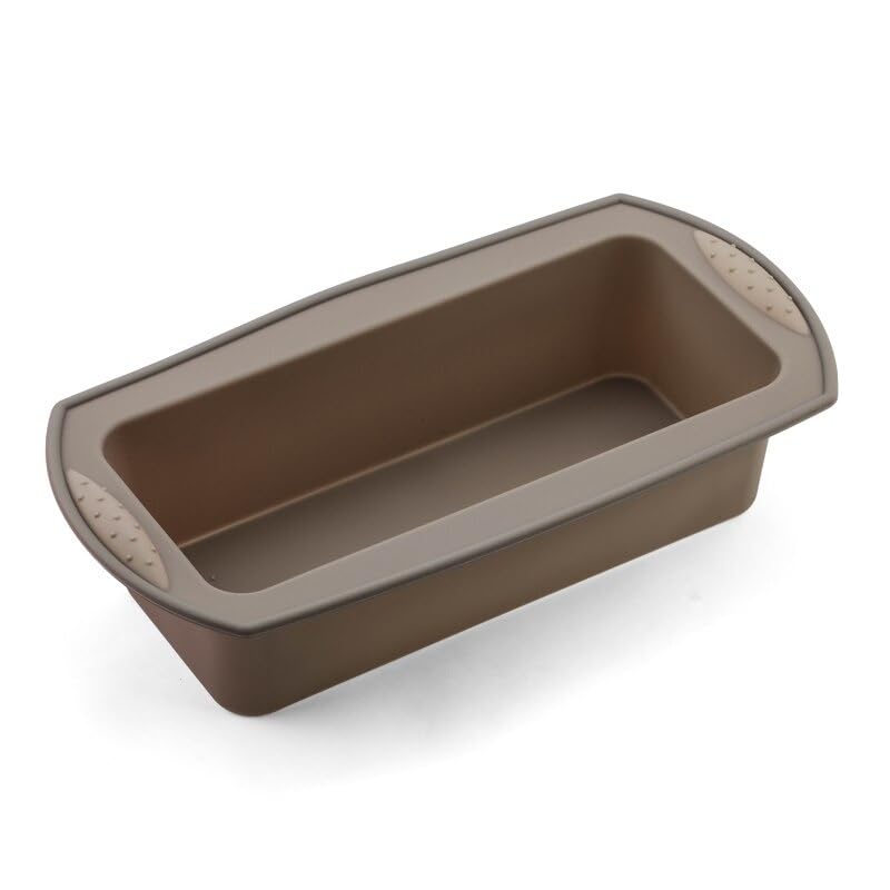 Household Rectangular Silicone Mold Baking Tools Candy Toast Mould Easter Bread Baking Tool DIY Kitchen Supplies Cake Bakeware Pan (Grey)