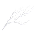 Artificial Peacock Coral Branches Fake Plastic Artificial Plants Dried Tree Simulation Ornaments for Garden Home Weeding Party Office Decoration and Table Centerpieces (White)