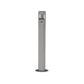 Standing Ashtray Vertical Hotel Corridor Stainless Steel Ash Pillar, Smoking Area Cigarette Butt Collection Column Patio(Silver)