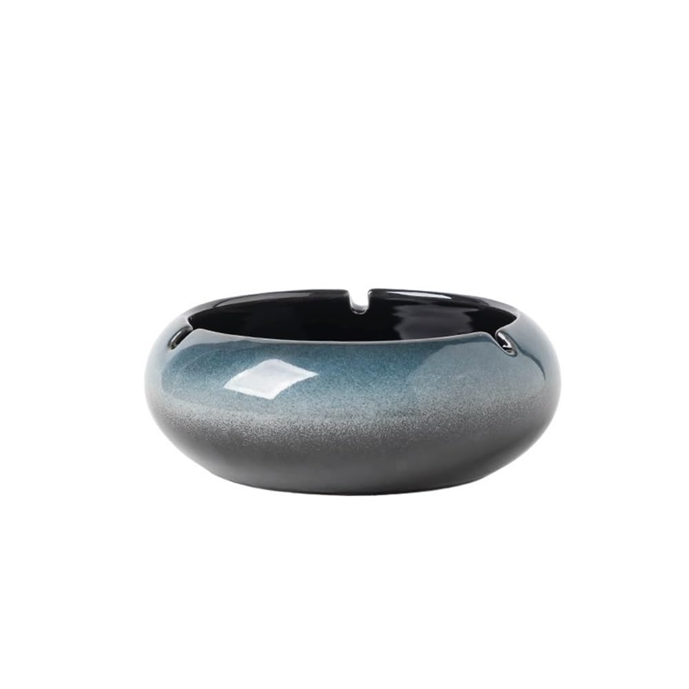 Practical ashtray Tissue Box Ceramic Gradient Set Living Room Paper Home Desktop(????)