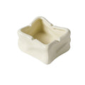 Practical ashtray Ceramic Ashtray Desktop Irregular Shape for Room Restaurants Balcony Gardens or Put Candy Key etc(????)
