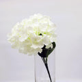 Hydrangea Artificial Flowers, Fake Flowers, Artificial Flowers Like Real Hydrangea, Artificial Hydrangea Flowers for Wedding Centrepieces, Party, DIY Projects - F1001-WHITE