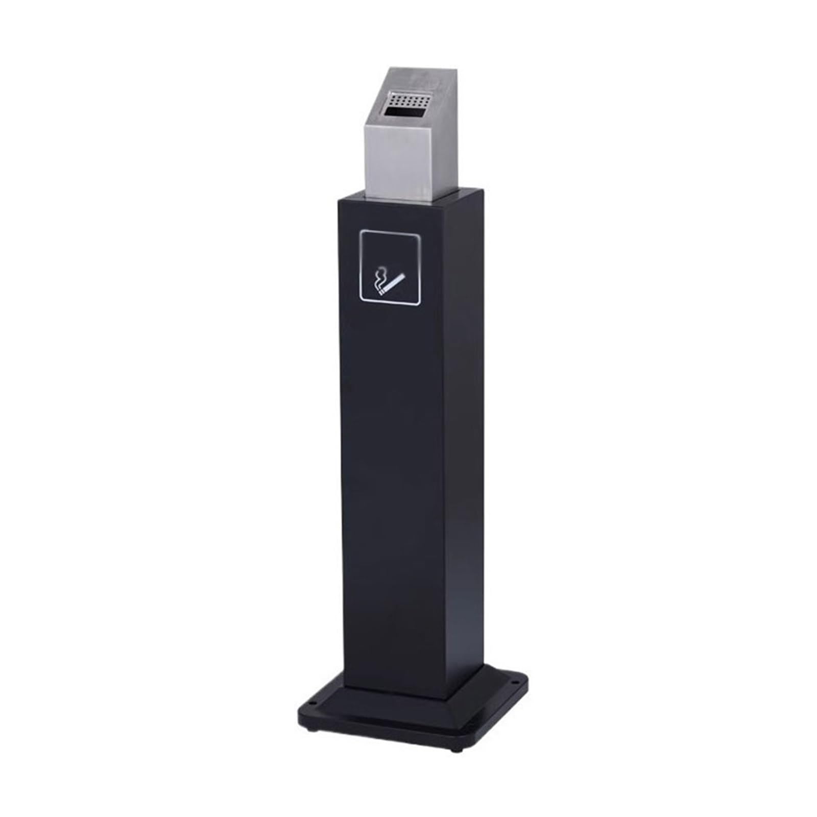 Standing Ashtray Stainless Steel Baked Enamel Ash Column, Can Be Fxed Standing Ashtray for Outdoor Hotel Street Patio