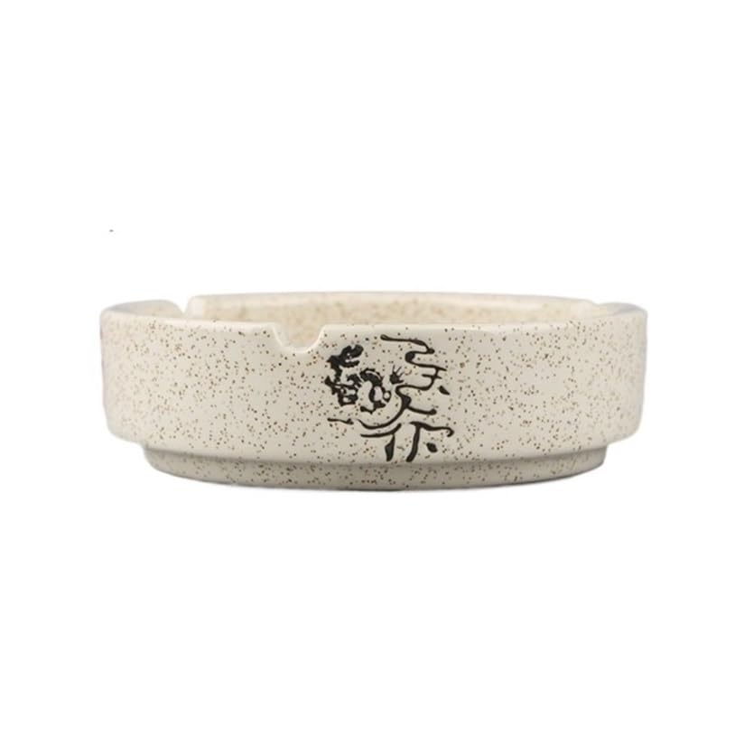 Practical ashtray Small Ashtray Ceramic for Hotel Living Room Desktop Vintage