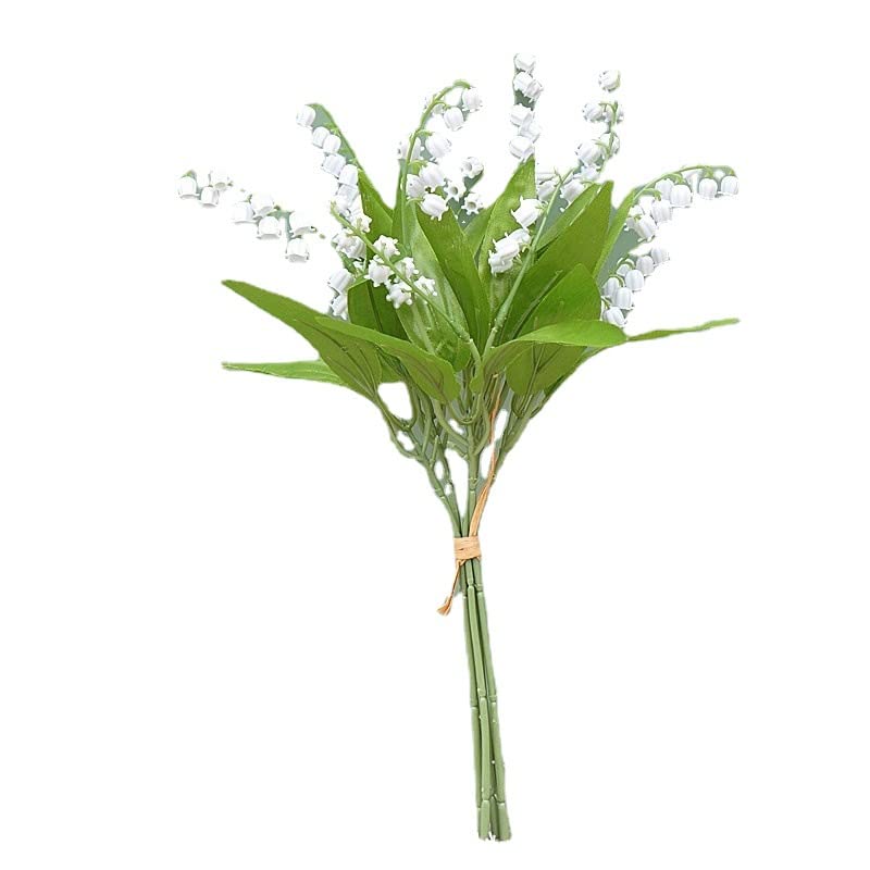 12'' Silk Lily of The Valley Artificial Flower Bush (5 Stems w/Flower Heads) 12T B012V13ERQ