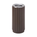 Standing Ashtray Commercial Office Building Standing Ash Pillar, Lobby Corridor Smoking Area Cigarette Cylinder Patio(Brown)