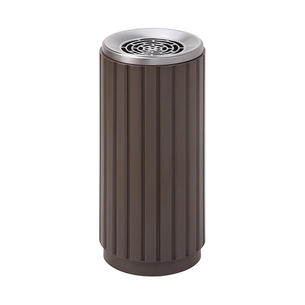 Standing Ashtray Commercial Office Building Standing Ash Pillar, Lobby Corridor Smoking Area Cigarette Cylinder Patio(Brown)