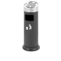 Standing Ashtray Large Capacity Ash Pillar Indoor Outdoor and Cigarette Butt Collection Wastebasket Vertical Patio