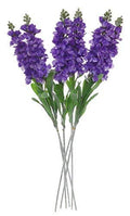 Set of 6 Stems 32" Artificial Antirrhinum Snapdragon Silk Flowers