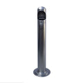 Standing Ashtray Public Smoking Area Standing Ash Pillar, Outdoor Corridor Stainless Steel Cigarette Butt Column Patio