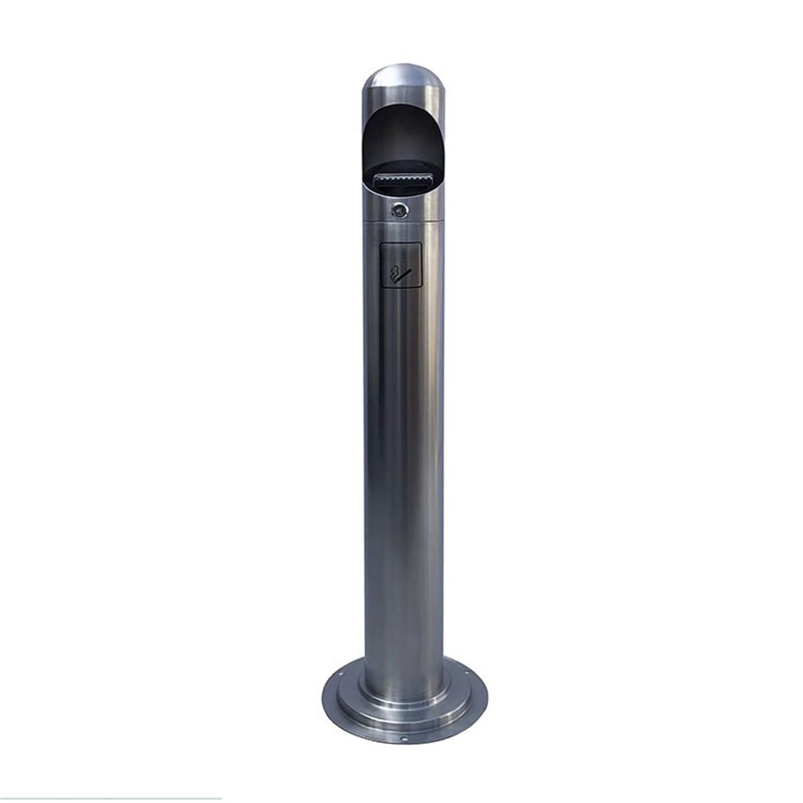 Standing Ashtray Public Smoking Area Standing Ash Pillar, Outdoor Corridor Stainless Steel Cigarette Butt Column Patio