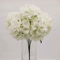 Hydrangea Artificial Flowers, Fake Flowers, Artificial Flowers Like Real Hydrangea, Artificial Hydrangea Flowers for Wedding Centrepieces, Party, DIY Projects - F506-WHITE