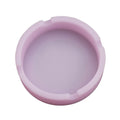 Practical ashtray 1pcs Colorful Round Silicone Ashtrays for Home Bar Hotel Office Desktop(Pink)