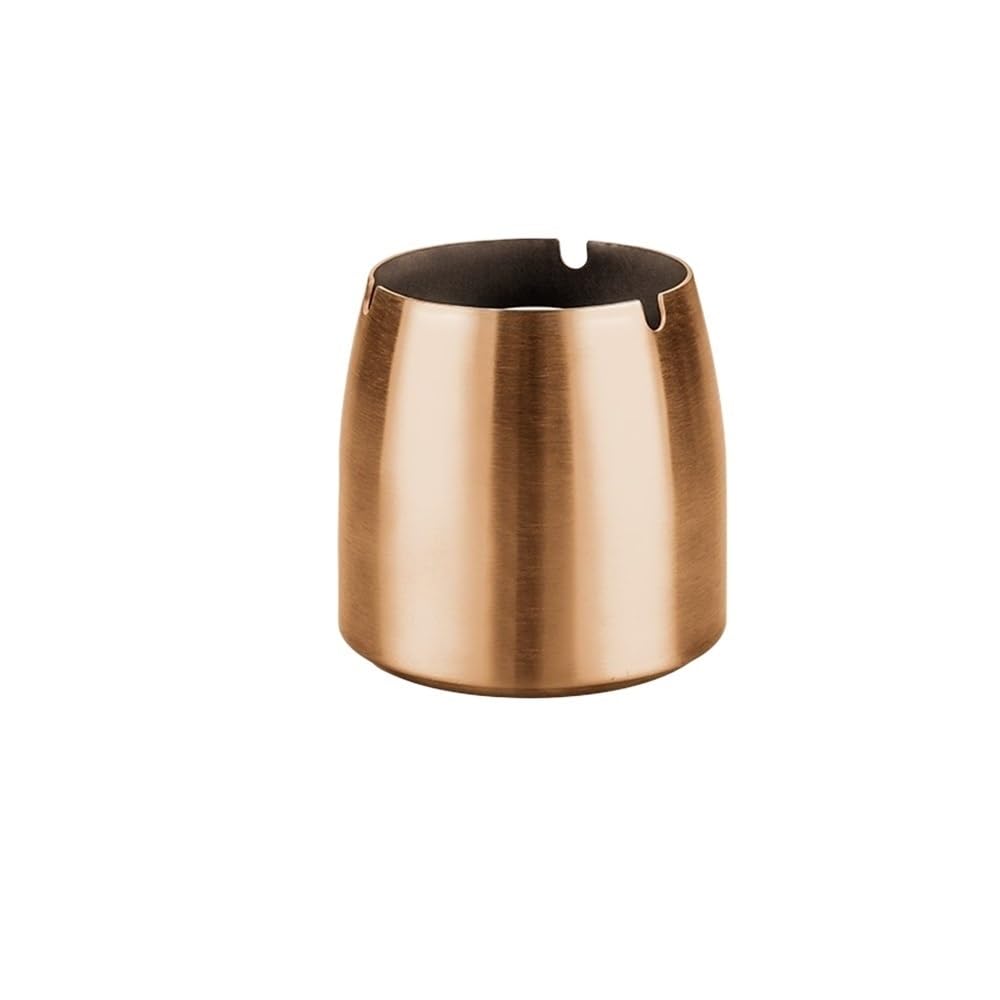 Practical ashtray Round Ashtray Made of Stainless Steel Suitable for Guest Room Restaurant Office