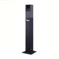 Standing Ashtray Can Be Fxed Standing Ash Pillar Smoking Area Iron Baked Enamel Cigarette Butt Column Patio