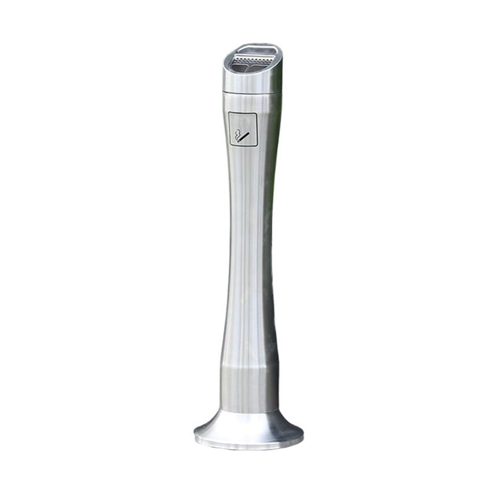 Standing Ashtray Hotel Lobby Ash Pillar Stainless Steel Smoking Area Standing Collection Cylinder Patio