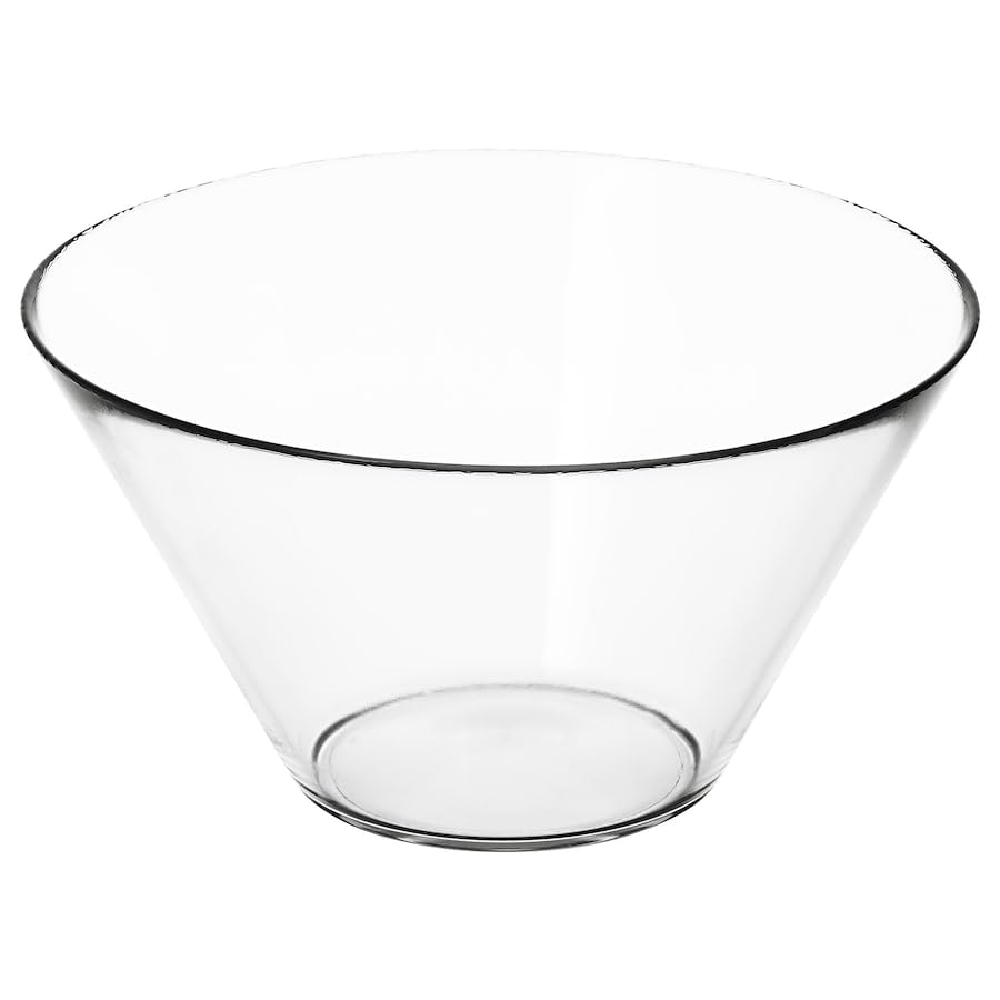 TRYGG Glass Serving Bowl, 28 cm, Clear