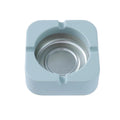 Practical ashtray Square Ashtray Plastic Desktop for Home Office Restaurants Indoor and Outdoor Decoration(Blue)