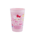 DAISO Hello Kitty Tumbler | Pink Plastic Drink Cup | Everyday Hydration | Sanrio Character Kawaii Design