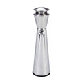 Standing Ashtray Stainless Steel Rainproof Ash Pillar, Hotel Lobby Vertical Cigarette Cylinder Patio