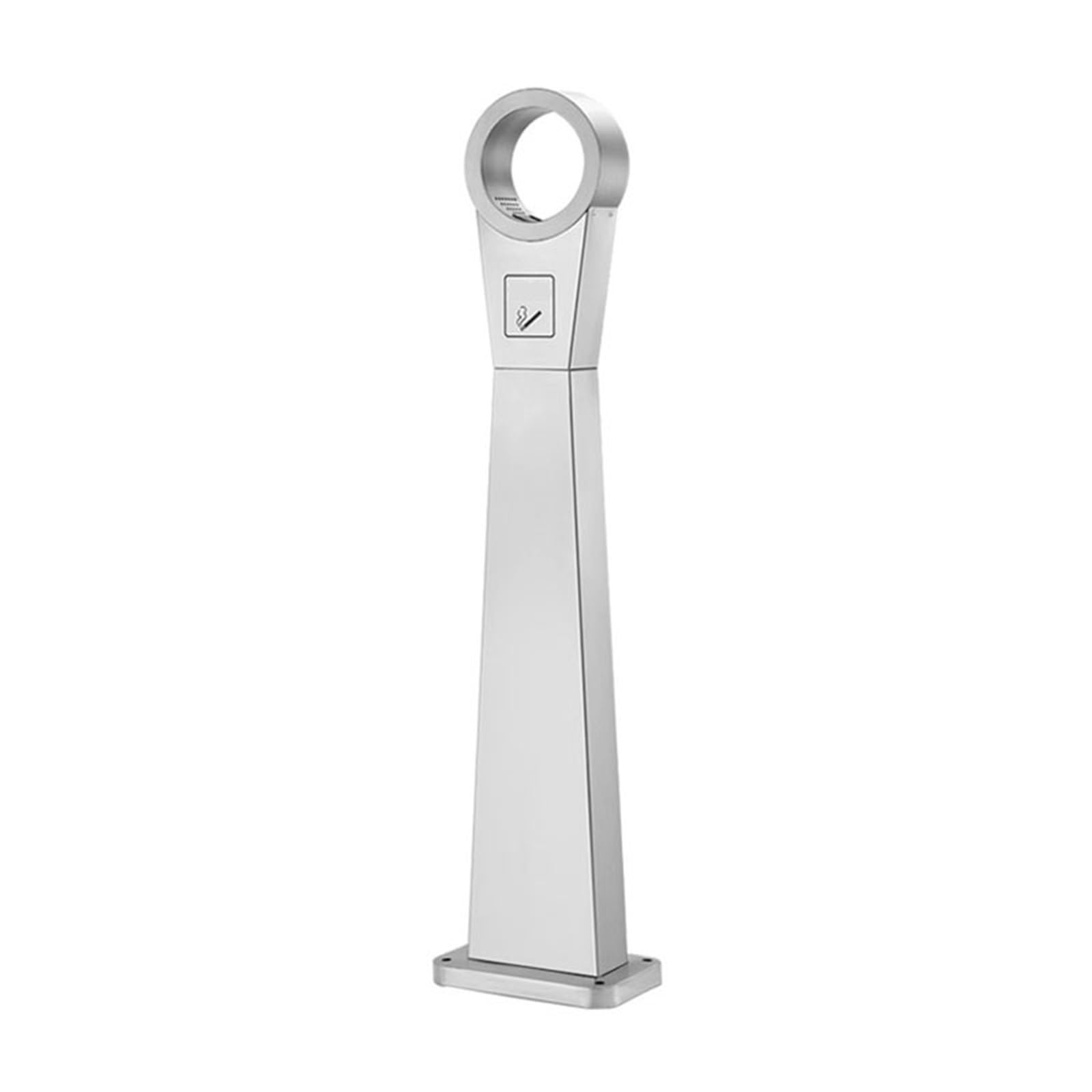 Standing Ashtray Vertical Can Be Fixed Stainless Steel Cigarette Butt Column, Outdoor Public Smoking Area Ash Pillar Patio