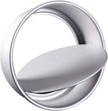 X spring Round Cake Pans, Stainless Steel Deep Baking Pan with Removable Bottom, Ideal for Layer Cake Chiffon Cheesecake, Healthy Metal Tin for Birthday Wedding