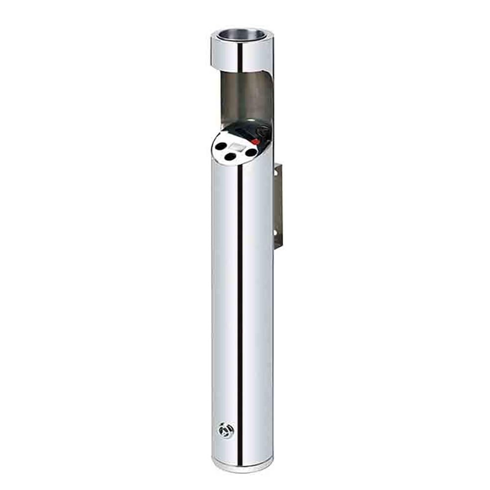 Standing Ashtray Stainless Steel Wall-mounted Outdoor Ash Column Iron Cigarette Butt Collection Smoking Area Trash can be Fixed Patio