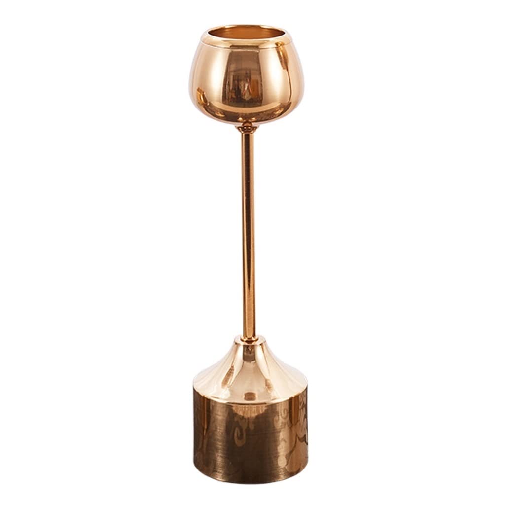 Candle Holder Candelabra Candelabra for European Restaurant, Hotel Accessories, Modern Romantic Golden Iron Table Decoration, Ornaments for Candlesticks Plate Candle Holder (Si