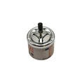Liying Euro Currency Design Round Push Down Ashtray with Spinning Tray Metal Cigarette Ashtray (10cm) Inches Home Ashtray for Indoor and Outdoor, Home, Office Tabletop Decoration