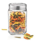 Treo by Milton Cube Jar 1200 ml Set of 1 Glassware Container/Jar