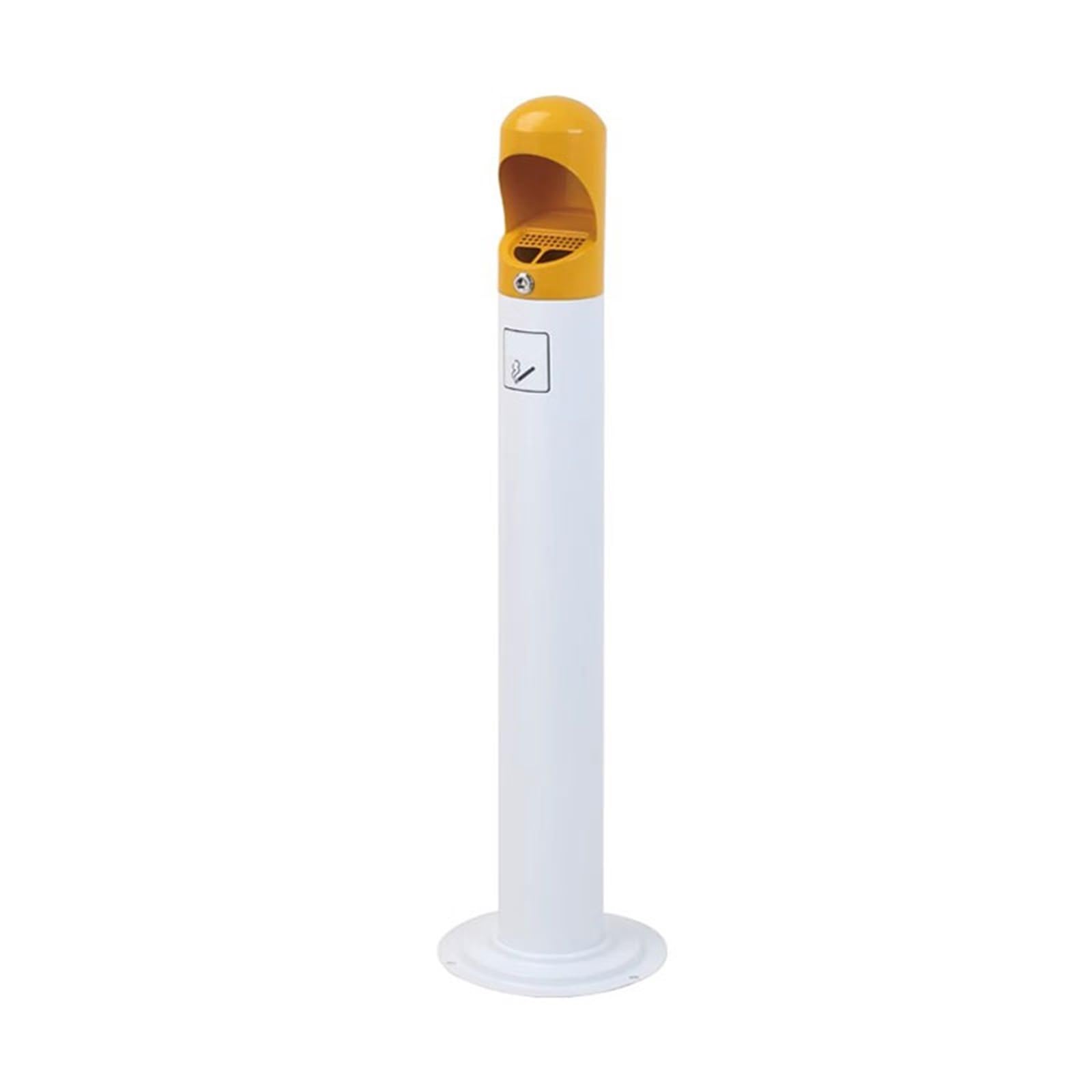 Standing Ashtray Commercial Iron Baked Ename Ash Pillar for Outdoor Hotel Lobby Public Patio