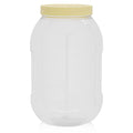 RoyalFord 3.0LTR Round Pet Jar With Cap, clear