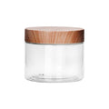RoyalFord Round Air Tight PET Jar, 150ml Plastic Container, RF10504 Transparent Storage Jar BPA Free Container for Display, Pantry, Home & Kitchen Storage, Clear