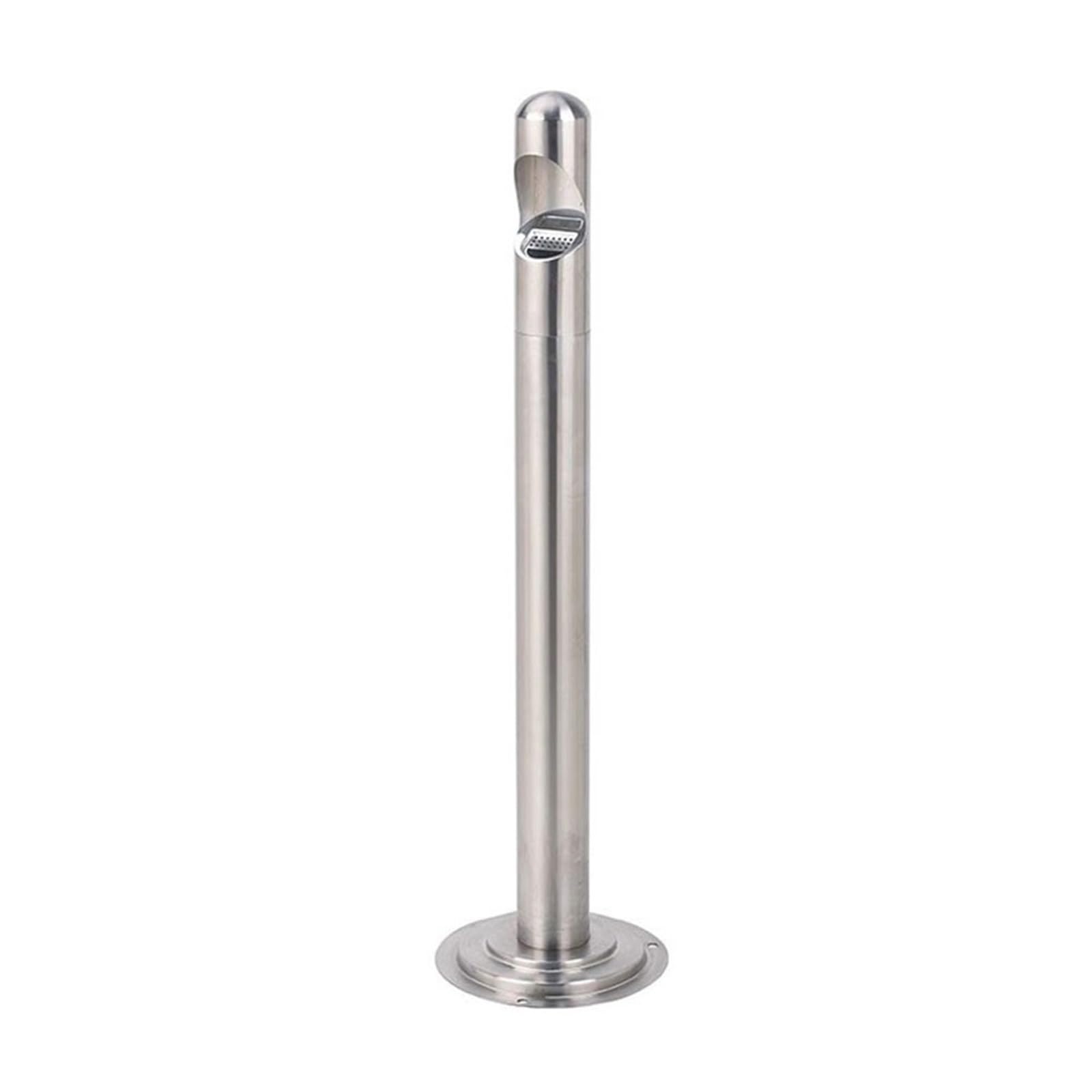 Standing Ashtray Outdoor Vertical Rainproof Cigarette Butt Column, Can Be Fixed Public Places Ash Pillar Patio