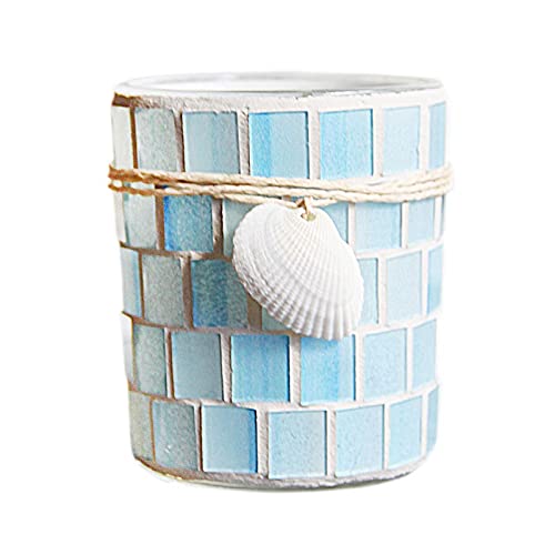 Candle Holders Creative Shell Glass Candle Holder Cup Romantic Candle Light Dinner Candle Holder Restaurant Home Decoration Ornaments Candle Stand (Color : B)