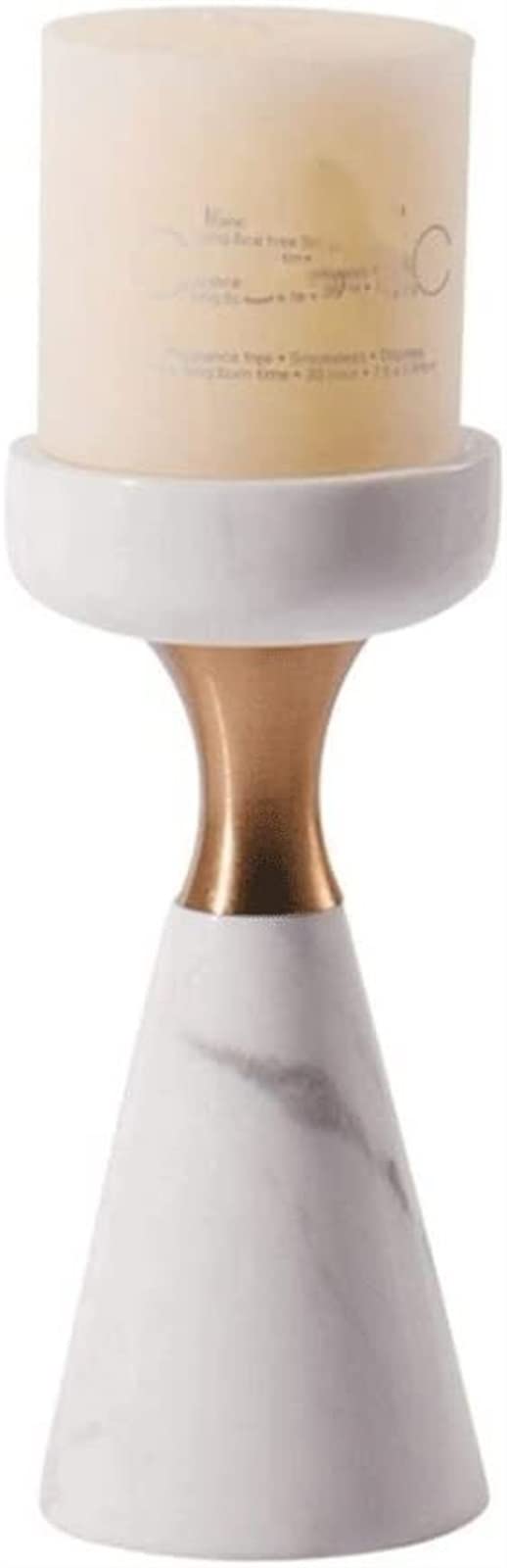 Candelabras White Marble Candle Holder Home Decor Accessory Bedroom Living Room Decoration Nordic Dining Table Candle Holder (Color : White, Size : 29cm)