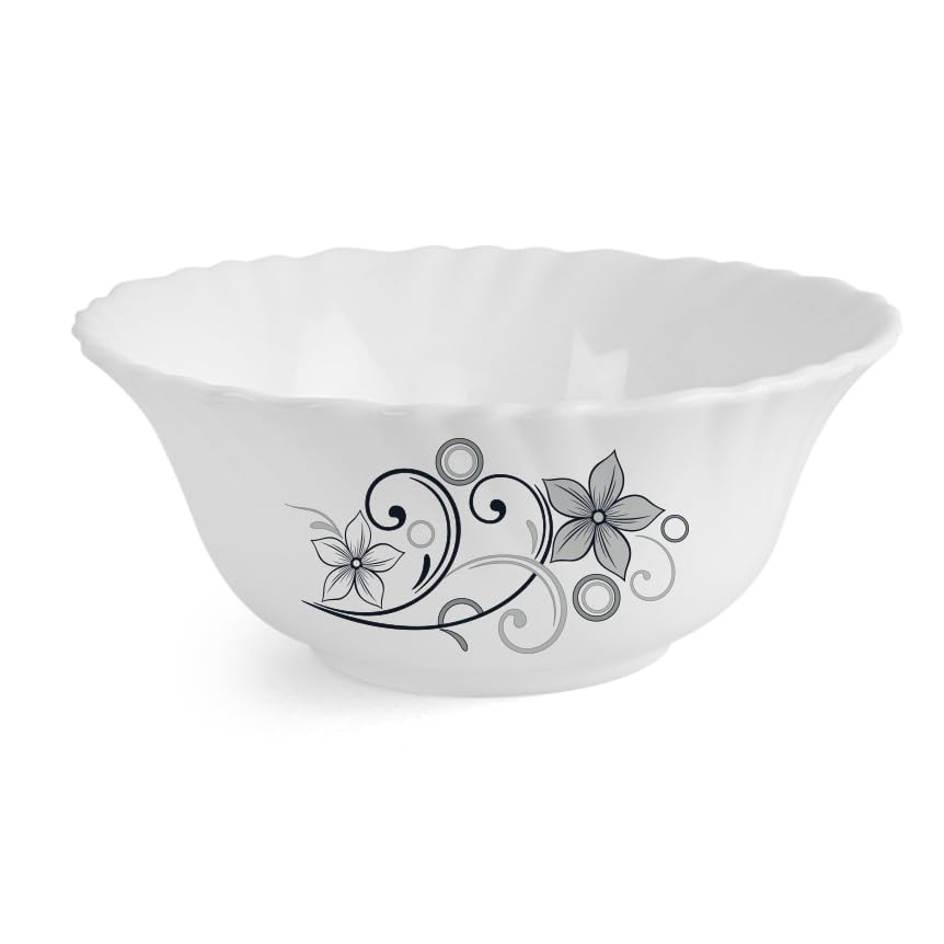 Ester Imperial Premium Opal Ware Camber Black Premium Veg Bowl, 11 cm