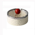 Practical ashtray Desktop Ceramic Travel Portable Ashtray with Glass Lid Decorative for Home Office(????)