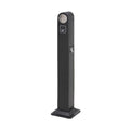 Standing Ashtray Outdoor Stainless Steel with Lock Ash Pillar, Can Be Fixed Vertical Cigarette Butt Column Patio(????)