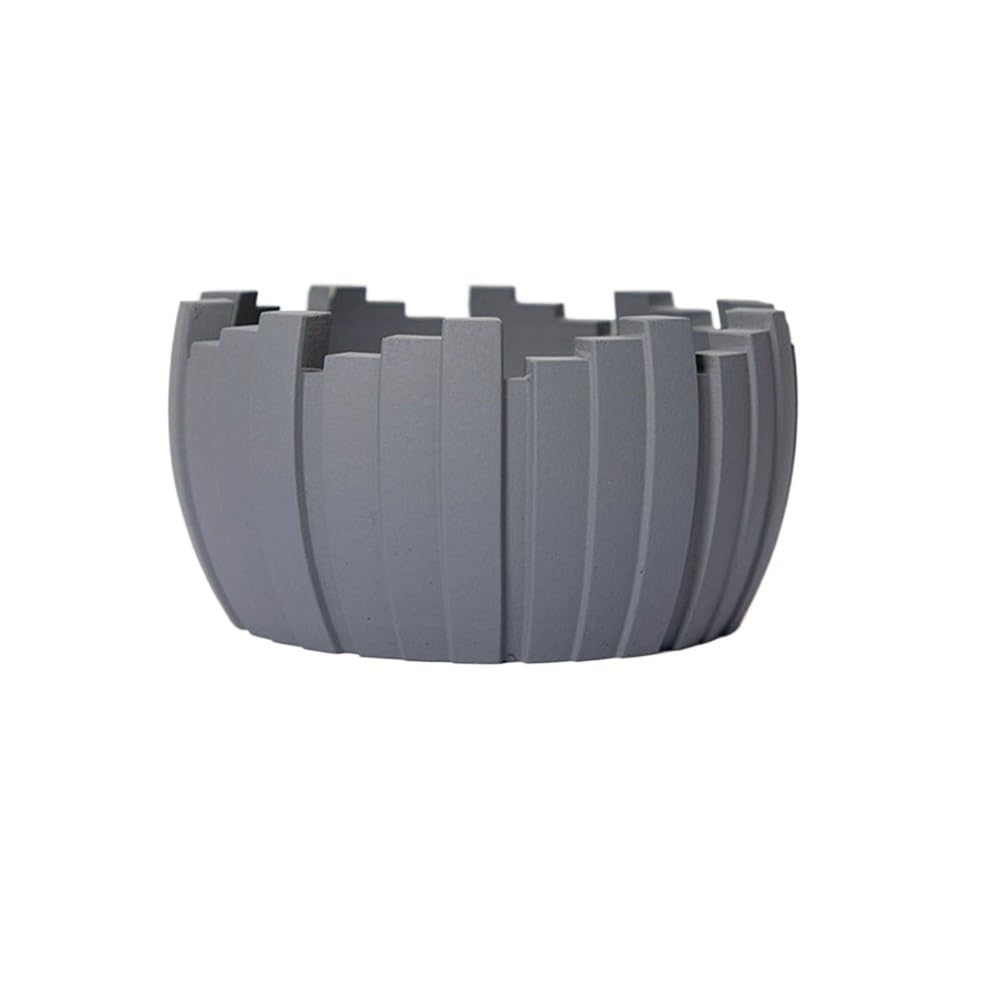Practical ashtray Cement Ashtray Decorative Indoor Or Outdoor Desktop for Room Restaurants Office Balcony Patios Gardens(Gray)