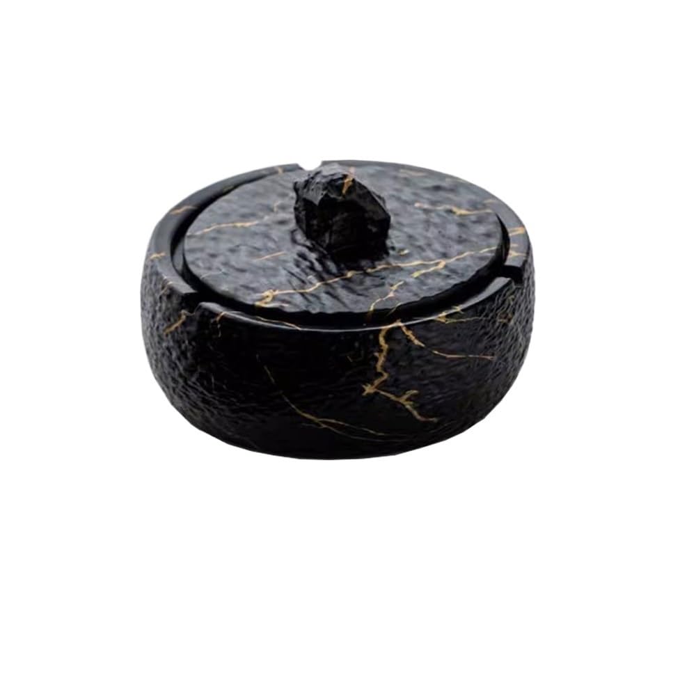 Practical ashtray Cement with Lid Ashtray Indoor Outdoors Cemented Ashtrays Desktop for Home Office Parties or Fashion Decoration etc(????)
