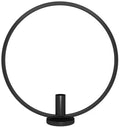 Cone Candle Holder Round Wrought Iron Decoration Round Candle Holder Geometric Metal Dining Table Wedding Dinner Candle Holder Black