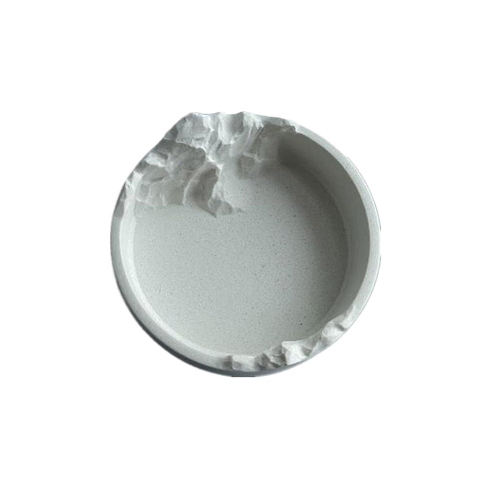 Practical ashtray Concrete Ashtray Portable Modern Ashtrays for Outdoor Indoor Desktop Smoking AshTray for Home Office Fashion Decoration(????)