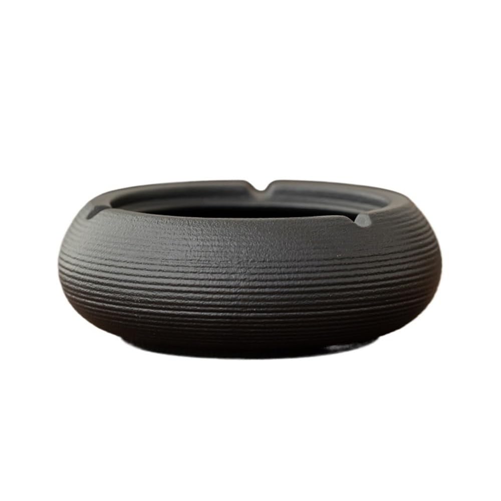 Practical ashtray Ashtray Ceramic with Lid for Home Living Room Bedroom Desktop Office(????)