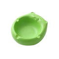 Practical ashtray Ceramic Ashtray Portable Desktop for Offices Restaurants Balcony Outside Gardens Hotels(Green)