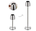 Adjustable Height Stainless Steel Ashtray Stand, 56.2cm Tall, Modern Design