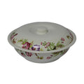 Melamine Bowl With Lid 9" (R-3171-293) 23x23X6 Cm White With Print