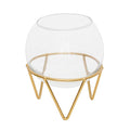 Candle Holders Creative Glass Candle Holder Decoration Home Candle Holder Romantic Table Props Aroma Candle Holder Desktop Storage Planting Candle Stand (Size : Medium)