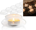 Creative Romantic Floating Tealight Candle Holder Set of 12 Hard Borosilicate Glass